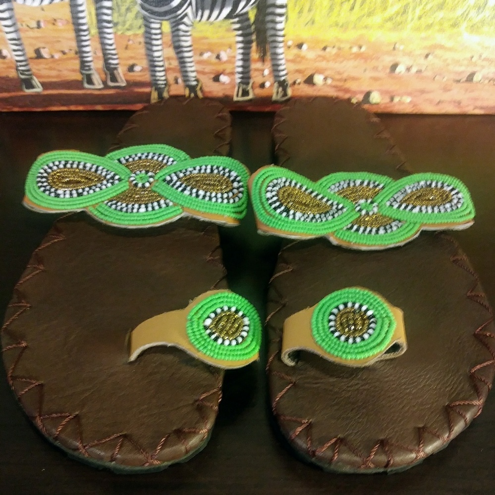 Women's Leather Sandles Size 10.5